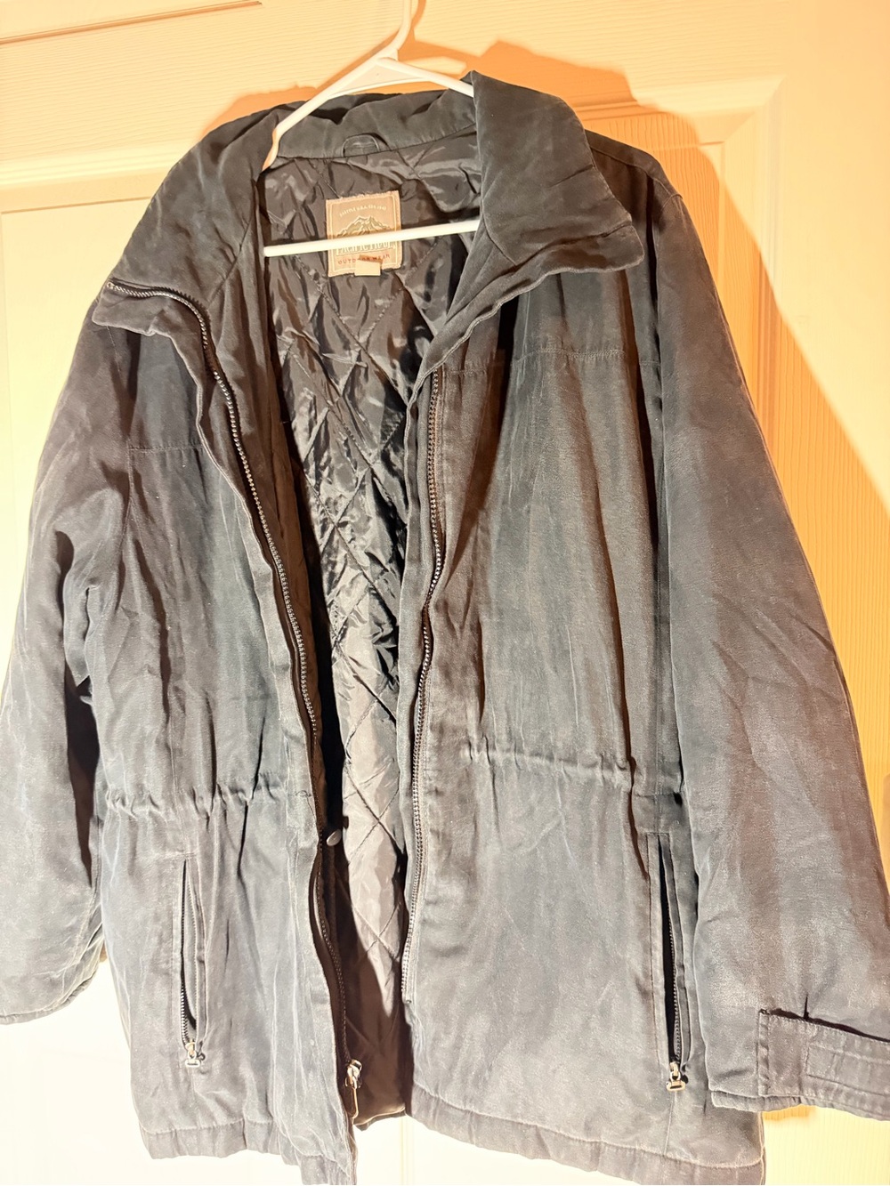 Pacific Trail Black Quilted-Lined Women's Puffer Jacket